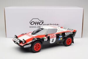 Lancia Stratos HF Gr.4 Sort #0 M. Alen / I. Kivimäki Rally San Remo 1978 Otto 1:12 G088 Resin — billede 6 af 6