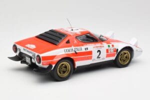 Lancia Stratos HF #2 J-B. Andruet / Biche Winners Tour de Corse 1974 Minichamps 1:18 155741702 Metal — billede 2 af 6