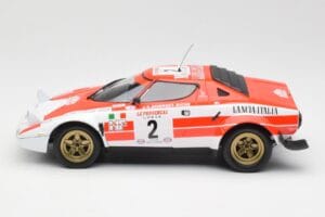 Lancia Stratos HF #2 J-B. Andruet / Biche Winners Tour de Corse 1974 Minichamps 1:18 155741702 Metal — billede 3 af 6