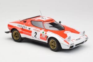 Lancia Stratos HF #2 J-B. Andruet / Biche Winners Tour de Corse 1974 Minichamps 1:18 155741702 Metal — billede 4 af 6
