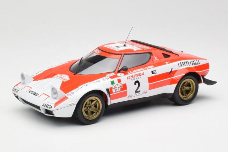 Lancia Stratos HF #2 J-B. Andruet / Biche Winners Tour de Corse 1974 Minichamps 1:18 155741702 Metal