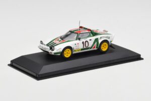 Lancia Stratos #10 Team Alitalia S. Munari / S. Maiga Rally Monte Carlo 1976 Minichamps 1:43 430761210 Metal — billede 2 af 4