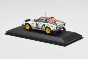 Lancia Stratos #10 Team Alitalia S. Munari / S. Maiga Rally Monte Carlo 1976 Minichamps 1:43 430761210 Metal — billede 3 af 4