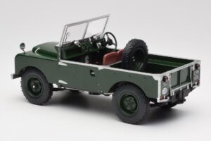 Land Rover 88 Series 1 Open Top Mørkegrøn MCG 1:18 MCG18367 Metal — billede 4 af 6