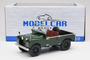 Land Rover 88 Series 1 Open Top Mørkegrøn MCG 1:18 MCG18367 Metal — billede 6 af 6