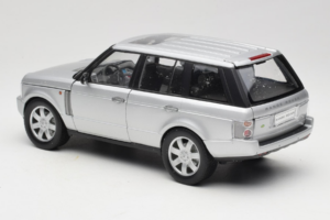 Land Rover Range Rover L322 Sølv Welly 1:18 12536W Metal — billede 7 af 8