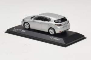 Lexus CT200h Sølv Minichamps 1:43 410166001 Metal — billede 3 af 4