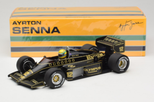 Lotus 97T Renault #12 A. Senna Team Lotus 1985 Minichamps 1:18 540851812 Metal — billede 7 af 7