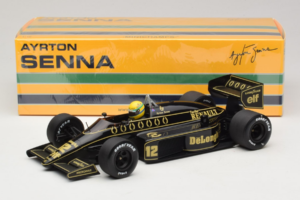 Lotus 98T Renault #12 A. Senna Team Lotus 1986 Minichamps 1:18 540861812 Metal — billede 7 af 7