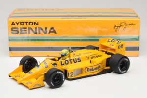Lotus 99T Honda #12 A. Senna Team Lotus 1987 Minichamps 1:18 540871812 Metal — billede 7 af 7