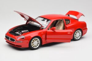 Maserati 3200 GT Rosso Mondiale Bburago 1:18 3341-M1 Metal — billede 2 af 8