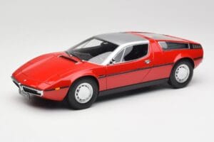 Maserati Bora Rød & Sølv Minichamps 1:18 107123721 Resin