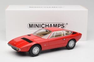 Maserati Khamsin Rød Minichamps 1:18 107123821 Resin — billede 6 af 6