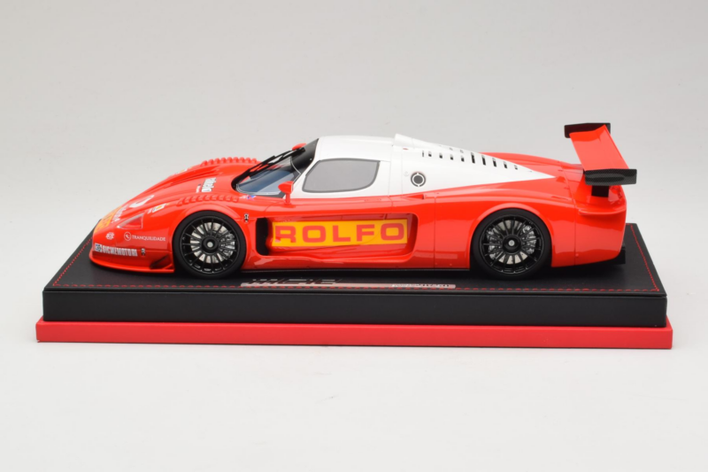 Maserati MC12 Rolfo Rød Hvid Gl Model 1:18 REMC031 Resin