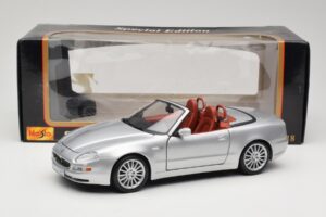 Maserati Spyder Sølv Maisto 1:18 31667 Metal — billede 8 af 8