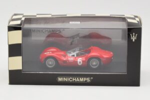 Maserati Tipo 61 #6 R. Penske SCCA National Race Meadowdale 1961 Minichamps 1:43 400611206 Metal — billede 4 af 4