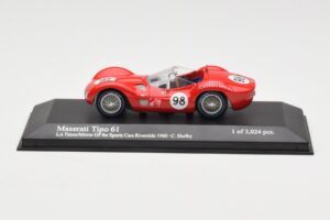 Maserati Tipo 61 #98 C. Shelby Times Mirror Grand Prix Riverside 1960 Minichamps 1:43 400601298 Metal