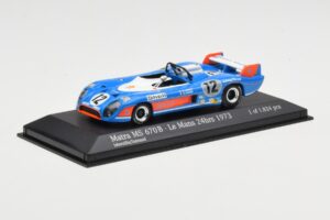Matra Simca MS670B #12 J-P. Beltoise / J-P. Jabouille / J-P. Jaussaud 24 Hours of Le Mans 1973 Minichamps 1:43 430731112 Meta — billede 2 af 4