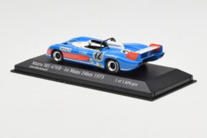 Matra Simca MS670B #12 J-P. Beltoise / J-P. Jabouille / J-P. Jaussaud 24 Hours of Le Mans 1973 Minichamps 1:43 430731112 Meta — billede 3 af 4