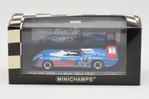 Matra Simca MS670B #12 J-P. Beltoise / J-P. Jabouille / J-P. Jaussaud 24 Hours of Le Mans 1973 Minichamps 1:43 430731112 Meta — billede 4 af 4