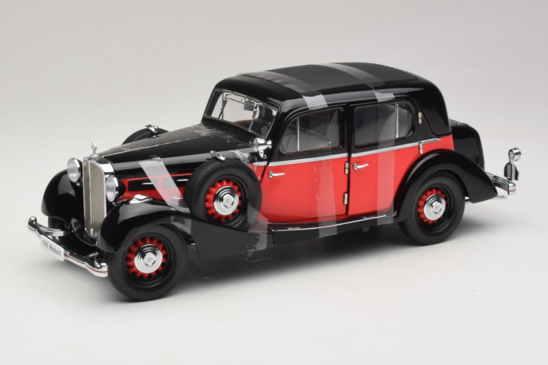 Maybach SW35 Hardtop Sort Rød Premier Miniature 1:18 PM-38208 Metal