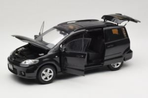 Mazda 5 Sort Paudi 1:18 2169BK Metal — billede 2 af 8