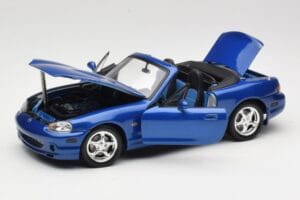 Mazda MX-5 NA 10th Anniversary Blue Metallic Gate 1:18 01071 Metal — billede 2 af 8
