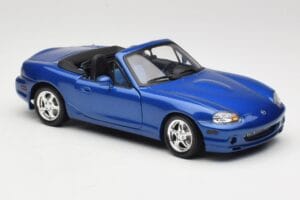 Mazda MX-5 NA 10th Anniversary Blue Metallic Gate 1:18 01071 Metal — billede 6 af 8