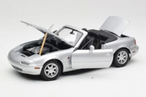 Mazda MX-5 Miata NA Highlight Sølv Gate 1:18 1015 Metal — billede 2 af 8