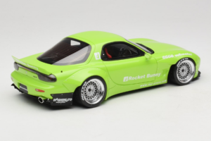 Mazda RX-7 FD Rocket Bunny Pearl Green Otto 1:18 OT1155 Resin — billede 2 af 6