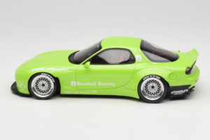 Mazda RX-7 FD Rocket Bunny Pearl Green Otto 1:18 OT1155 Resin — billede 3 af 6