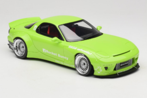 Mazda RX-7 FD Rocket Bunny Pearl Green Otto 1:18 OT1155 Resin — billede 4 af 6