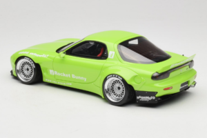 Mazda RX-7 FD Rocket Bunny Pearl Green Otto 1:18 OT1155 Resin — billede 5 af 6
