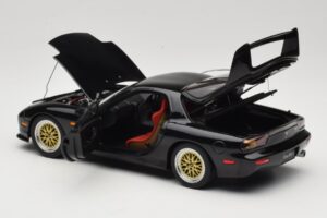 Mazda RX-7 FD Tuned Version Brilliant Black AUTOart 1:18 75968 Metal — billede 5 af 8