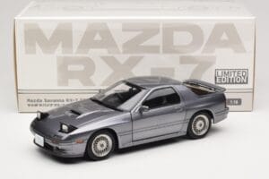 Mazda Savanna RX-7 FC3S Grå Wheelart 1:18 WA180401 Metal — billede 10 af 10
