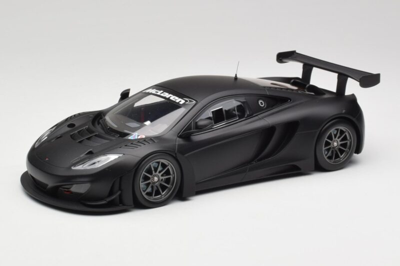 McLaren 12C GT3 Carbon Mat Sort Minichamps 1:18 151121390 Metal