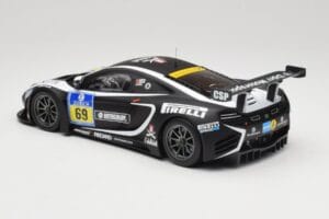 McLaren 12C GT3 Dorr Motorsport #69 C. Adams / M. Klasen 24 Hours Nurburgring 2013 Minichamps 1:18 151131369 Metal — billede 5 af 6