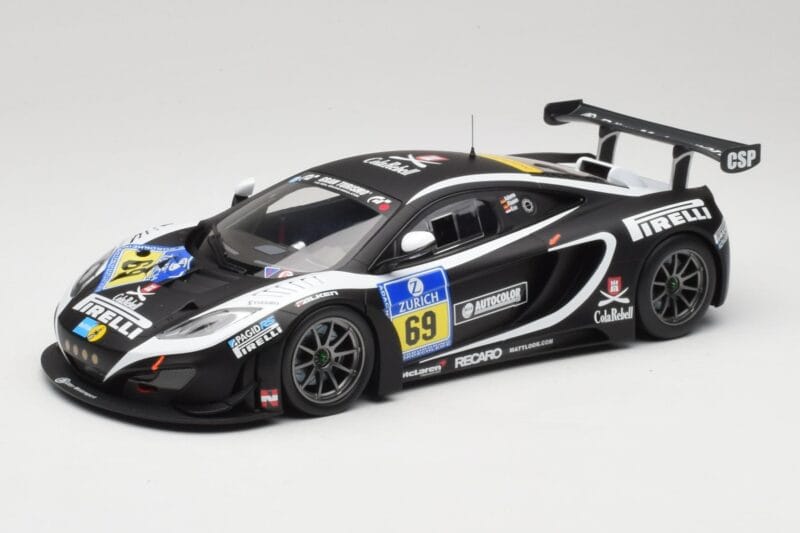 McLaren 12C GT3 Dorr Motorsport #69 C. Adams / M. Klasen 24 Hours Nurburgring 2013 Minichamps 1:18 151131369 Metal