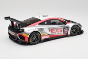 McLaren 12C GT3 Hexis Racing #107 O. Panis / F. Cazenave 24 Hours of Spa 2013 Minichamps 1:18 151131397 Metal — billede 2 af 6