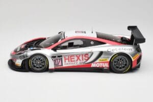 McLaren 12C GT3 Hexis Racing #107 O. Panis / F. Cazenave 24 Hours of Spa 2013 Minichamps 1:18 151131397 Metal — billede 3 af 6