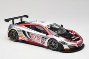 McLaren 12C GT3 Hexis Racing #107 O. Panis / F. Cazenave 24 Hours of Spa 2013 Minichamps 1:18 151131397 Metal — billede 4 af 6