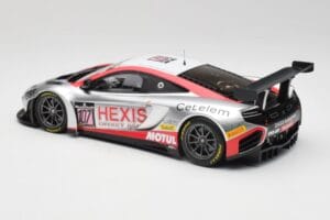 McLaren 12C GT3 Hexis Racing #107 O. Panis / F. Cazenave 24 Hours of Spa 2013 Minichamps 1:18 151131397 Metal — billede 5 af 6