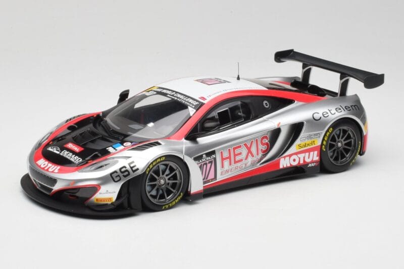 McLaren 12C GT3 Hexis Racing #107 O. Panis / F. Cazenave 24 Hours of Spa 2013 Minichamps 1:18 151131397 Metal