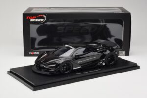 McLaren 720S Liberty Walk Sort TopSpeed 1:18 TS0587 Resin — billede 6 af 6