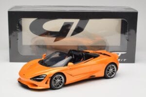 McLaren 750S Spider Papaya Orange GT Spirit 1:18 GT488 Resin — billede 6 af 6