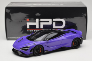 McLaren 765LT Lilla HPD 1:18 HPD18005 Metal — billede 8 af 8