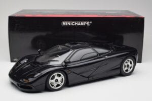 McLaren F1 Blue Metallic Minichamps 1:12 530133130 Metal — billede 8 af 8