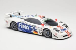 McLaren F1 GTR BMW Motorsport #42 J. Lehto / S. Soper / N. Piquet 24 Hours of Le Mans 1997 Minichamps 1:18 530133742 Metal — billede 6 af 8