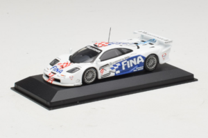 McLaren F1 GTR #9 Fina P. Kox / R. Ravaglia / A. Montermini 24 Hours of Le Mans 1997 Minichamps 1:43 MCLAREN002 Metal — billede 2 af 5