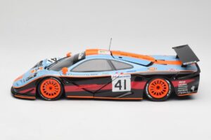 McLaren F1 GTR Gulf #41 P. Gounon / S. Oloffson 24 Hours of Le Mans 1997 Minichamps 1:18 530133741 Metal — billede 4 af 8